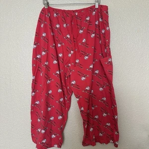 Popeye Leggings Damen Übergröße Baby Swee’ Pea 2XL rot Capri Kordelzug Taille - Bild 1 von 5