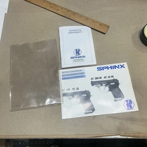 RARE Original  Sphinx Arms  AT 380 AT 32 AT  32-M AT 380-M Swiss Manual Only - Picture 1 of 7