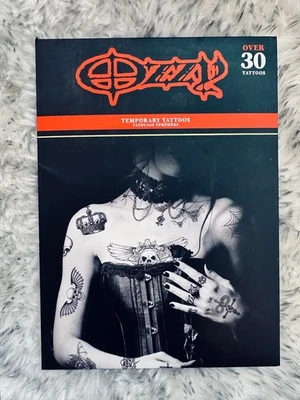 Rock and Roll Beauty OZZY Osbourne Tatuajes Temporales - NUEVO - Más de 30 Tatuajes Foto 1 de 3