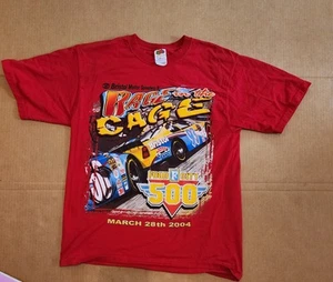 Vintage 2004 Fotl Herren Bristol Speedway Rage Cage Nascar T-Shirt Gr. L 28.03.04 - Bild 1 von 3