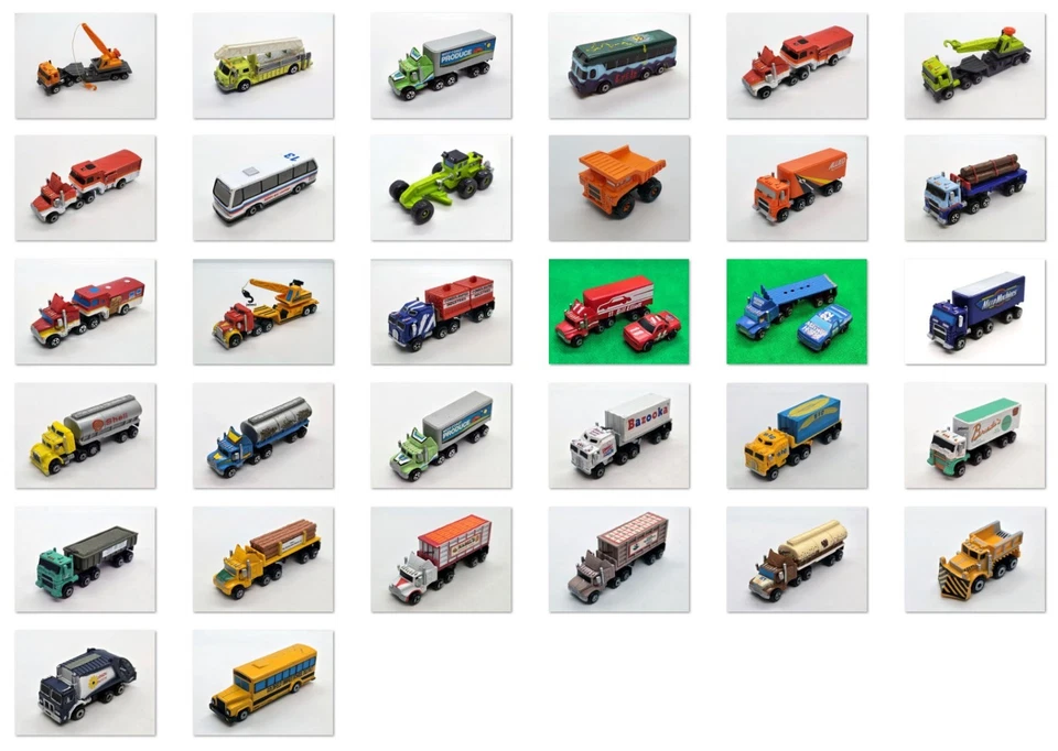 Micro Machines Semi Trucks RV Camper Trailers Buses - You Pick - Vintage Galoob - Image 1 of 1