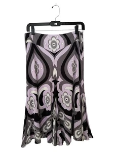 Falda Emilio Pucci morada y negra talla 10 nueva con etiquetas - Imagen 1 de 4