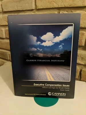 Cannon Financial Institute Executive Compensation Issues Study Guide Spiral 2012 Foto 1 de 4