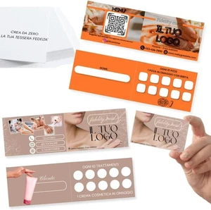 1000 Custom Folding Loyalty Cards with Your Graphics - Picture 1 of 26