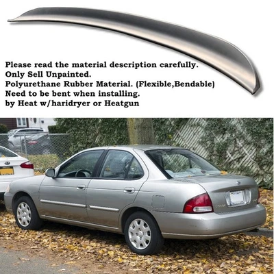 SpX 284F Rear Duckbill Trunk Spoiler Wing Fits 2000~2006 Nissan Sentra B15 Sedan - Изображение 1 из 4
