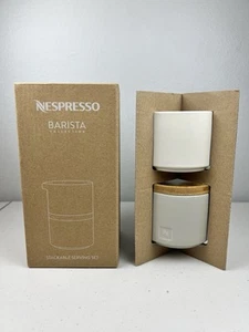 NEW Nespresso Stackable Serving Set ~ in Box, Barista Collection - Picture 1 of 13