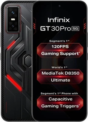 Infinix GT 30 Pro 5G+ (Dark Flare 256GB 8GB RAM)Dimensity 8350 Ultimate Unlocked