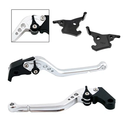 Long Clutch Brake Lever fit for YAMAHA XMAX 300 2023-2025 Silver - Image 1 of 4