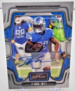 ๐ 2022 Panini Playbook - D'Andre Swift - Playbook Signatures #56 Detroit Lions - Picture 1 of 10