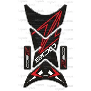 Paraserbatoio "Shark" rosso/effetto nido d'ape per kawasaki Z900 - Foto 1 di 1