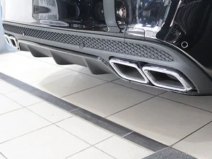 GENUINE C63 AMG Rear Diffuser Sport Edition Mercedes-Benz W205 S205 C-Class Z63D - Picture 1 of 13