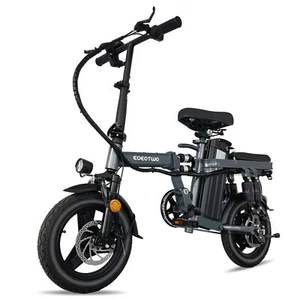 Electric Bike for Adults 48V 15AH 500W 25MPH 32Miles Mini Commuter E-Bicycle - Picture 1 of 8