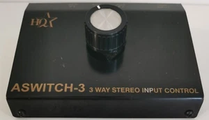 Umschalter HQ – 3-fach Stereo Cinch Audio Switch – CD, TV, DVD auf Verstärker - Bild 1 von 4