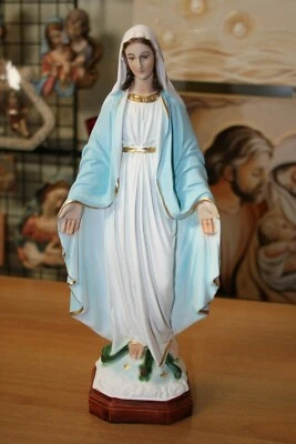Statua Madonna Miracolosa cm 35 resina - Immagine 1 di 4