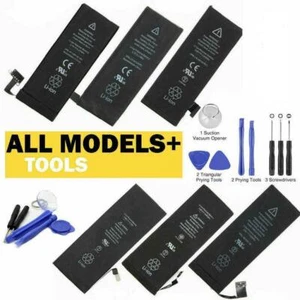 Replacement Internal Battery For iPhone 6 6S 7 8 X Plus SE XS XR 11 12 13 Pro - Picture 1 of 36