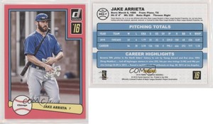 2016 Panini Donruss 1982 Design Pink Border Jake Arrieta #D82-7