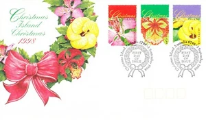 Stamps - Australia Post - Christmas Island - First Day Cover - FDC - Xmas 1998 - Picture 1 of 5