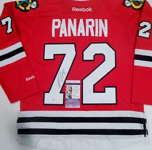 Artemi Panarin Signed Chicago Blackhawks M Authentic Jersey w/JSA COA P26486 - Picture 1 of 5
