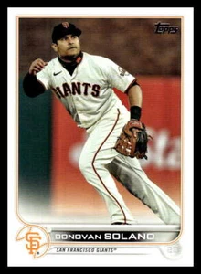 2022 Topps  Donovan Solano #426 San Francisco Giants Baseball Card - Picture 1 of 2