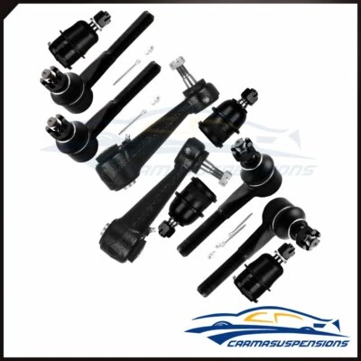 10 piezas rótulas de extremos de varilla de amarre delanteras para camioneta Dodge Ram 1500 3,9 L 5,9 L 2001-2003 Foto 1 de 4