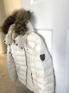 Tommy Hilfiger White Coats, Jackets 
