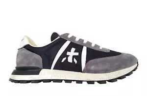 Premiata Schuhe Herren Sneaker Wildleder Stoff JOHNLOW_5798 blau - Bild 1 von 5