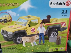 Schleich 42503 Farm World Tierarzt Lehrbesuch auf dem Bauernhof Set 3-8 Jahre - Bild 1 von 1