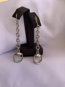 Gucci 18kwg Horse-bit Earrings - Picture 1 of 7
