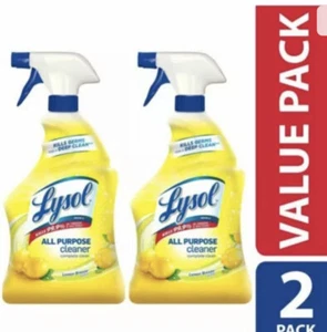 Lysol All Purpose Cleaner Spray, Lemon Breeze, 64oz (2X32oz) Packaging May Vary - Picture 1 of 1