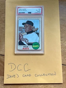 DCC: 1968 Topps Willie Mays #50 PSA 6 EX-MT (MK) San Francisco Giants HOF - Picture 1 of 3