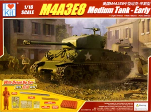 Sherman M4A3E8 Medium Tank Early Panzer 1:16 Model Kit Bausatz I Love Kit 61619 - Bild 1 von 2