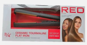 Red By Kiss ¾ Ceramic Tourmaline Flat Iron F1075G - Bild 1 von 4