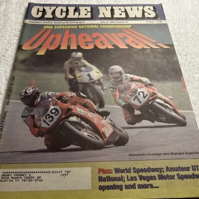 Cycle News Magazine July 24, 1996 - Image 1 of 4