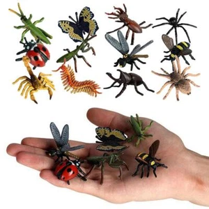 12x Plastic Insect Model Figures Toy Bugs Scorpion Bee Jungle Decor AU STOCK - Picture 1 of 14