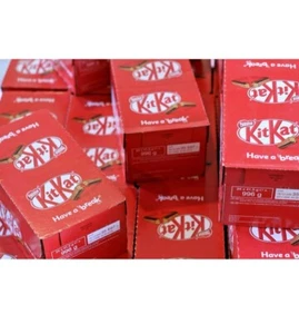 Nestle Kitkat 4 Fingers chocolate Box 12/ 24 bars Best offer Date :07/2025 - Picture 1 of 3