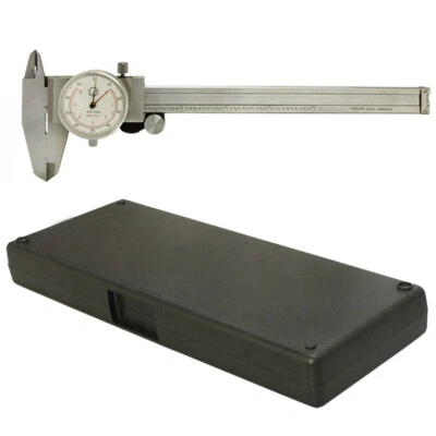 6" Shockproof Dual Reading Dial Caliper Stainless Steel Accurate to 0.001" - Image 1 of 4