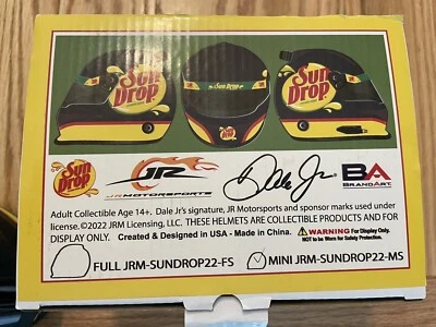 Mini casco Dale Jr. 2022 Sundrop Foto 1 de 4