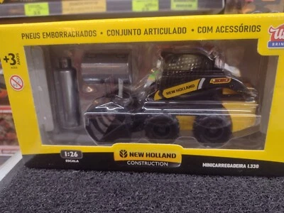  Tractor  Skid Steers Loader L330 New Holland  1/26 scale Toy from Brazil - Image 1 of 4