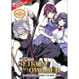 DVD Anime Seikon no Qwaser Season 1+2 TV Series (1-36 End+OVA) English Subtitle - Imagen 1 de 3