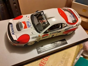 Top Marques 1:18 TOYOTA CELICA TURBO 4WD 1992 RAC LOMBARD RALLYE WINNER - Foto 1 di 1