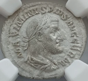 235 - 238 Maximus "Thrax" I denarius silver coin - NGC XF - Picture 1 of 4