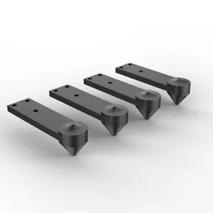1 Set/4 Stck. Kombinierter Typ Lautsprecher Subwoofer Stoßfest Stoßdämpfer Halterung Spitze - Bild 1 von 11