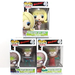 Funko Pop! Mars Attack Martian Ambassador Soldado Chica Espía Set en Mano DMG - Imagen 1 de 22