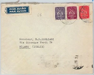 58305 - PORTUGAL - POSTAL HISTORY: COVER to ITALY - 1949 - Picture 1 of 1