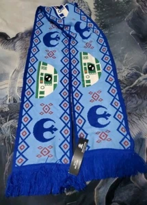 Sciarpa Star Wars R2-D2 maglia blu Culturefly esclusiva Darth Vader Luke Skywalker - Foto 1 di 6