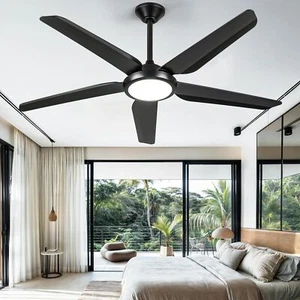 DWVO Ceiling Fan with Light, 54" Ceiling Fan with Remote, Tri-Color Temperatu... - Picture 1 of 8
