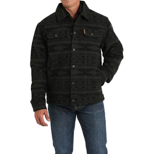 Cinch Men's Forest Black Lined Trucker Jacket MWJ1921002 - Picture 1 of 12