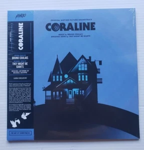 Coraline Soundtrack Vinyl LP LAIKA Studio Exclusive Purple /2000 IN HAND! RARE - Picture 1 of 2