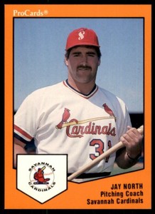 1989 ProCards Minor League Jay North Savannah Cardinals #343