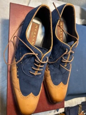 Mezlan Hombre Diseñador Zapatos de Vestir Con Cordones Talla 8.5 Foto 1 de 4
